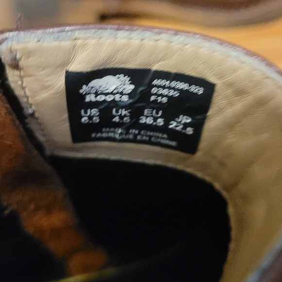 Roots women's leather boots size 6.5 - Picture 4 of 4